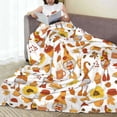 thumbnail image 6 of Sikiie Gnomes Autumn Harvest Ultra-Soft Micro flannel Blanket Luxury All Seasons Warm Blanket for Bedding Sofa and Travel (4 sizes)-80"x60", 6 of 7
