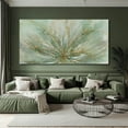 thumbnail image 3 of Gold Line Canvas Painting Abstract Framed Wall Art 29"x58" Large Pictures for Living Room Modern Home Decor Kitchen Artwork for Wall, 3 of 8