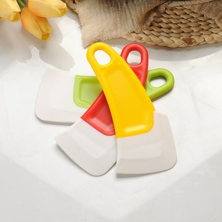 

3 Pieces Bowl Scraper Spatula Multipurpose Kitchen Gadgets for Bread Dough Cake Fondant Icing