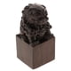 thumbnail image 1 of Figura de Buda tallada a mano, escultura animal, adorno de escritorio Sello del león, 1 of 6