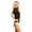 Black, variant on SlimMe Women's Wireless Quarter Sleeve Shaping Shirt - Womens - Female, Q1/Q2, Black