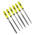 thumbnail image 1 of Pointed Square File,6Pcs Small File Set Flat End File Small File Set High-Intensity Output, 1 of 8