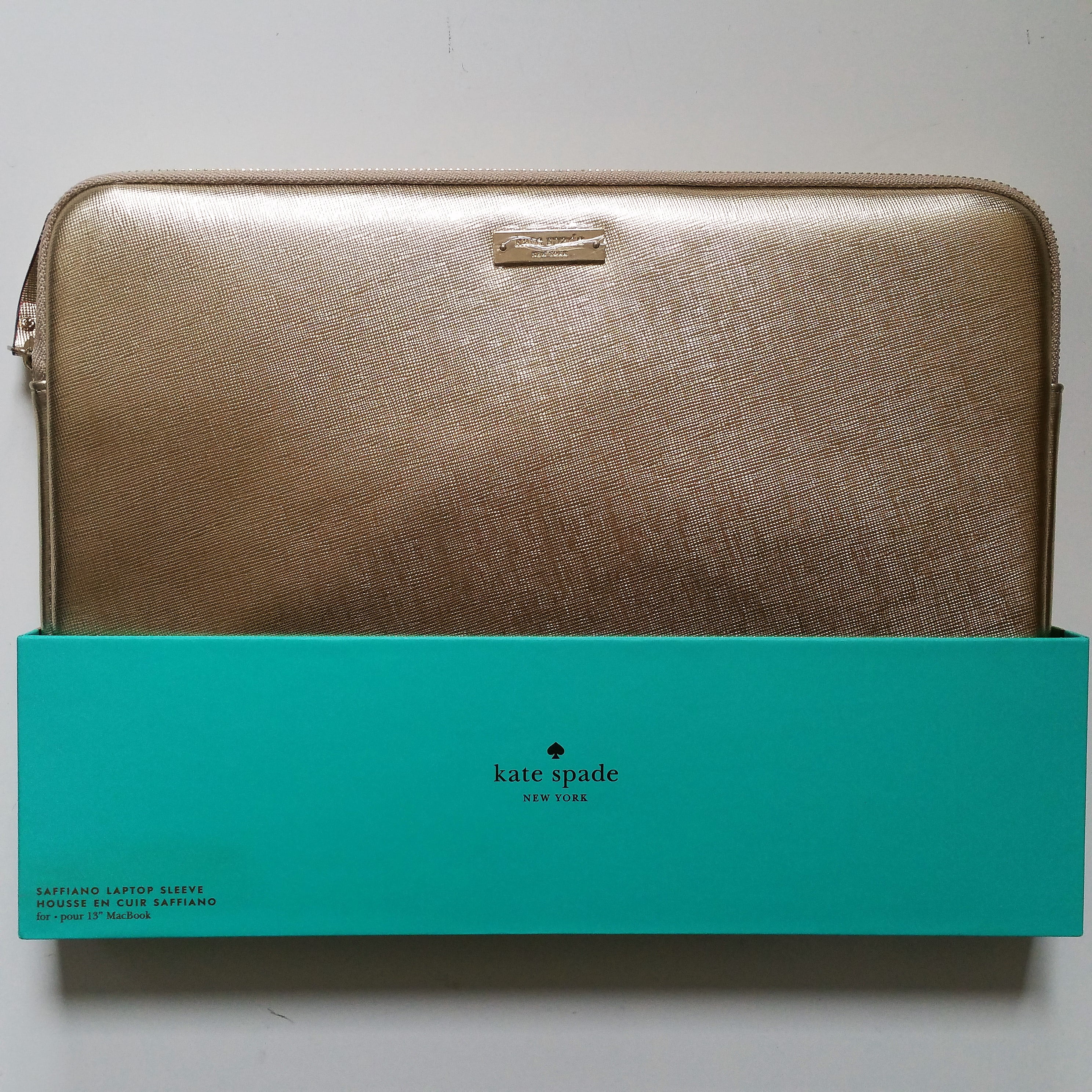 kate spade new york Saffiano Laptop Sleeve for 13/" MacBook Black