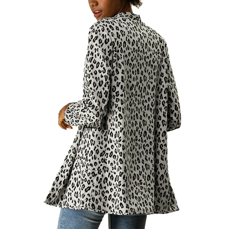 Walmart top cheetah cardigan