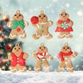 thumbnail image 4 of Colgante de árbol de hombre de pan de jengibre de Navidad de 6 uds, decoración colgante exquisita para dormitorio (L) Likrtyny juguetes de los niños, 4 of 8