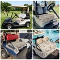 thumbnail image 6 of Golf Cart Seat Covers for 2 Seater,Coastal Shell Conch Soft Microfiber Cart Seat Towel Blanket,Summer Beach Starfish Burlap Absorbent Breathable Non Slip Bench Seats Protector for Golf Course 51"x31", 6 of 9