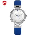 thumbnail image 1 of Diamond Ring Leather Belt Quartz Watch Simple Watch Waterproof Wrist Watch, 1 of 5