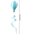 thumbnail image 2 of Home Decor Hot Air Balloon Wind Spinner Rainbow Kinetic Hanging Wind Twister (Blue), 2 of 7