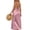 Pink, variant on Womens Summer Silk Satin Spaghetti Strap Cowl Neck Backless Midi Dresses Elegant Tie Low Back Ruched Cocktail Dress Wine