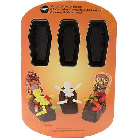 Mini Non-Stick Cake Pan-6 Cavity Coffin, Pk 1, Wilton