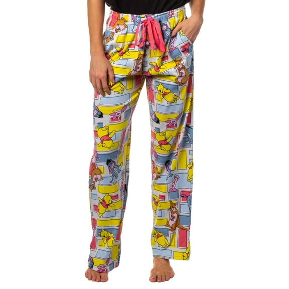 Disney Winnie The Pooh and Friends Tigger Eeyore Piglet Women's Lounge Bottom Pajama Pants