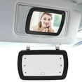 thumbnail image 3 of Car Sun Visor Mirror Makeup Sun-shading Cosmetic Mirror Vanity Mirror Automobile Make Up Mirror with Six LED Lights, 3 of 7