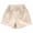 Beige, variant on ZACPNCV Kids Toddler Boy Girl Cotton Summer Shorts Solid Color Casual Shorts with Pockets Beige 5-6 Years