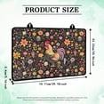 thumbnail image 7 of Renewold Stove Cover for Glass Stove Top Scratch Resistant Stove Top Cover Heat Resistant Mat Foldable Cooktop Cover Extra Kitchen Space, 29 x 21 Inch, Rooster Floral Colorful, 7 of 7