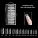 thumbnail image 3 of 240pcs Thin Semi-Frosted Manicure Nails Tips Wearable Soft Manicure Chips for Women Female, 3 of 5