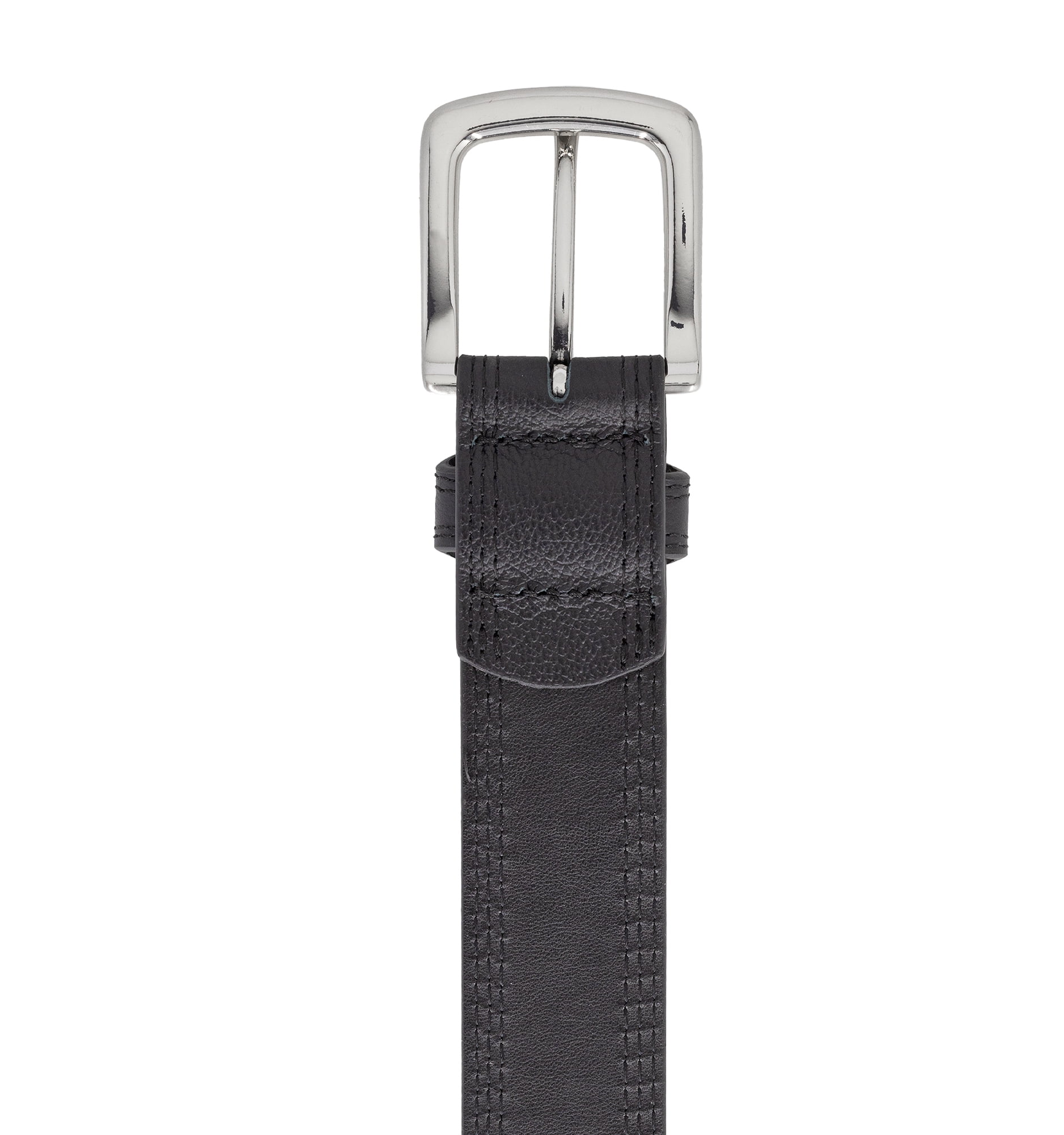 Men's Wrangler 38mm Bison Leather Belt with Triple Stitching