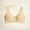 Beige, variant on Women Push up Breathable Front Closure Bras Full Support No Underwire Plus Size Everyday Bralettes New Plus Size Bras for Women Wireless Red S