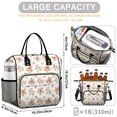 thumbnail image 5 of Pioneer Flower Floral Print Pattern Womens Lunch Box for Work,Insulated Large Lunch Bag,Leakproof Adult Lunch Bag for Work,Beach,Travel,Picnic,Camping, 5 of 6