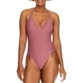 thumbnail image 1 of Miss Mandalay Womens Dune Halter Underwire One-Piece Style-DUN08DRUHS Swimsuit, 1 of 2
