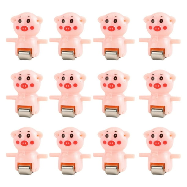 Tobogán Escaleras Juguete Repuesto Animales Modelo Reemplazo Pistas Eléctricas Piezas de Juego 12 piezas de cerdo