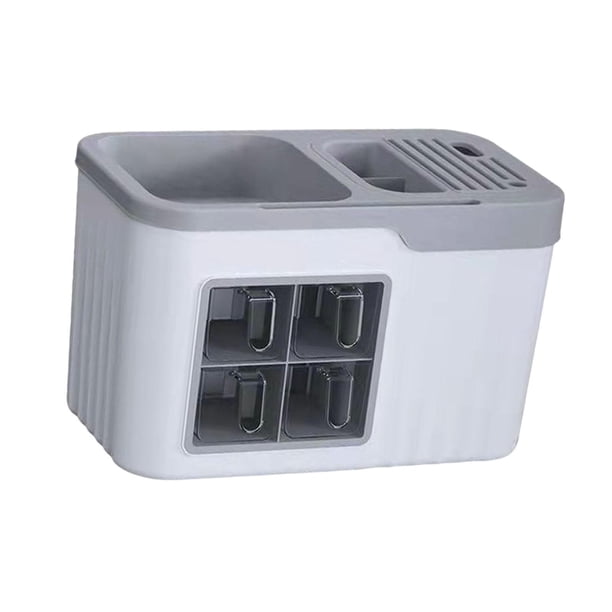 Organizador de especias para armario de cocina y conservas. gris blanco 4 rejillas