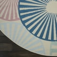 thumbnail image 4 of Nourison Grafix Geometric Ivory/Multi 8' x ROUND Area Rug, (8 Round), 4 of 8
