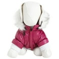 thumbnail image 4 of Pet Life ® Classic Metallic Fashion 3M Insulated Dog Coat Parka w/ Removable Hood, 4 of 8