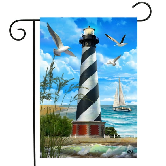 Briarwood Lane Hatteras Lighthouse Summer Garden Flag