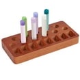 thumbnail image 2 of 1pc Wood Holder for Crayon Rectangle 79x170x20mm Inner Diameter: 14.5mm, 2 of 6