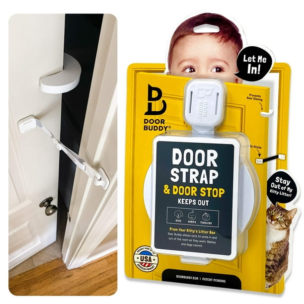 Door Buddy Child Proof Door Lock Plus Finger Pinch Guard Foam Door