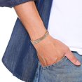 thumbnail image 3 of pulsera En Cuivre Magntique Fait La Main Pour Femme Ou Homme, Pulsera En Cuivre Tress Tricolore De 17,5 Cm, ​​Pulsera Manchette, Bijoux En Cuivr, 3 of 5