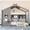 Gray + Wood + Twin, variant on [Luckynote]Twin Size Floor House Bed ，Montessori Bed with Storage Shelf, Playhouse Bed with Roof Design, Gray