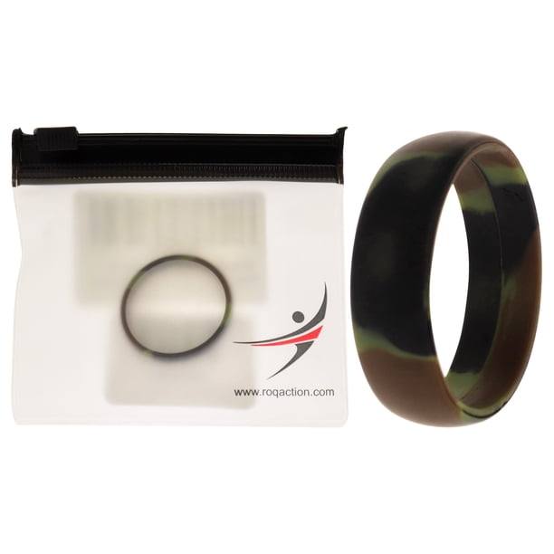 Alianza de boda de silicona - Camo de ROQ para hombre - Anillo de 15 mm