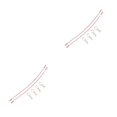 thumbnail image 3 of maskred Anti-lost Car Shell Rope With High Hardness And Strength Metal Clip R Pin Rod Convenient To red 1:8 2Set, 3 of 6