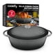 thumbnail image 1 of Olla de Hierro Fundido Esmaltado para Horno y Estufa Cookify (Gris, 35 cm, Capacidad 7 Litros), 1 of 8