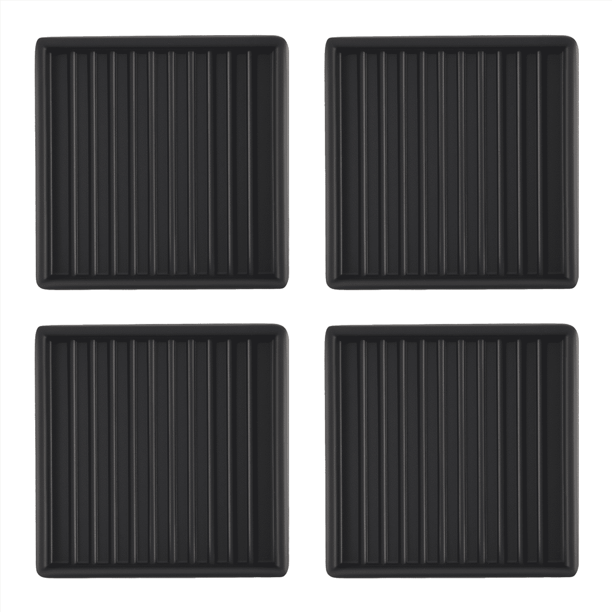 Furniture Coasters - 8 Pcs 2"Round Furniture Caster Cups - Non Slip Pads Hardwoods Floors Non Skid Furniture Grippers Rubber Furniture Feet - Anti