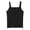 ZA-Black, variant on Kids Sleeveless Shirt Girls Tank Tops Kids Athletic Ribbed Knit Crewneck Crop Tops Basic Camisole Pink Size,10-12 Years