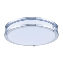 LED DOUBLE RING CEILING FLUSH, 3000K, 105, CRI80, ETL, 28W, 100W EQUIVALENT, 35000HRS, LM2000, DIMMABLE, INPUT VOLTAGE 120V