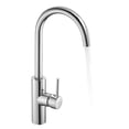 thumbnail image 1 of VEVOR Touchless Kitchen Bar Sink Faucet, Single Handle Automatic Motion Sensor Bathroom Faucet, Hands-Free Adjustable Cold Hot Water Mixer Flexible Swivel, 1 of 9