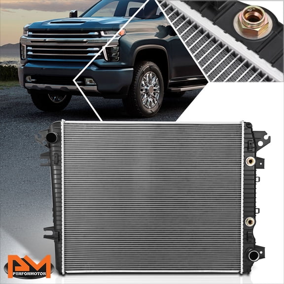 PM PERFORMOTOR Aluminum Core Radiator for 17-19 Chevy Silverado/GMC Sierra 2500-3500 DPI-13690