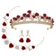thumbnail image 4 of Crown Jewelry Set Rose Shape Necklace And Earrings For Girls Children Elegant Assorted Color Decoration 1 Set, 4 of 5