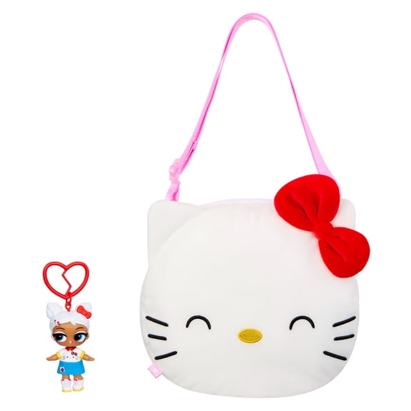 LOL Surprise Loves Hello Kitty and Friends BIG Reversible Plush β Large Plush with Matching Tot, Reversible, On-the-Go Play, and 7 Total Surprises β Collect All 3!