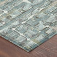 thumbnail image 3 of Addison Rugs Chantille Indoor/Outdoor Transitional Geometric Teal Machine Washable Rectangle Rug, 5' x 7'6", 3 of 8