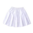 thumbnail image 5 of MEZZALL Girls Pleated Skirt For School Elastic Waist Casual Daily Wear Children A-Line Mini Skirt For Girls Kids Lovely Skirts, 5 of 5