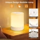thumbnail image 5 of Lámpara de noche LED, luz nocturna táctil con brillo regulable, modo cálido y lámpara de mesa RGB regulable, recargable por USB, regalo para niños y adultos., 5 of 5