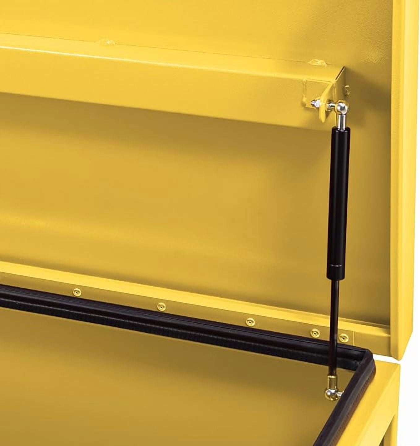 Aluminum Truck Tool Box Jobsite Storage Box Toolbox Chest Cabinet Heavy Duty Truck Bed Toolbox Gangboxes Tools Organizer Pick Up Truck Bed RV Trailer With Side Handles