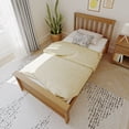 thumbnail image 6 of Max & Lily Twin Bed Frame with Headboard, Solid Wood Platform Bed for Kids, Pecan, 6 of 9