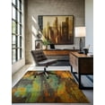 thumbnail image 7 of Unique Loom Jardin Collection Area Rug - Lilly (2' 2" x 3' 1" Rectangle Multi/Beige), 7 of 7