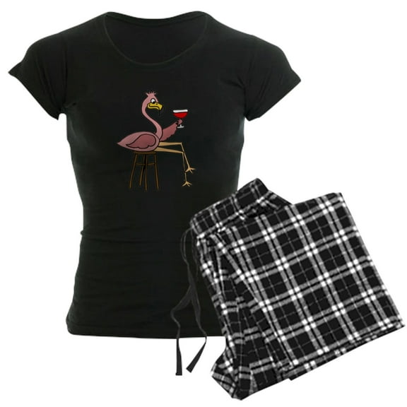 CafePress - Flamingo - Women's Dark Pajamas