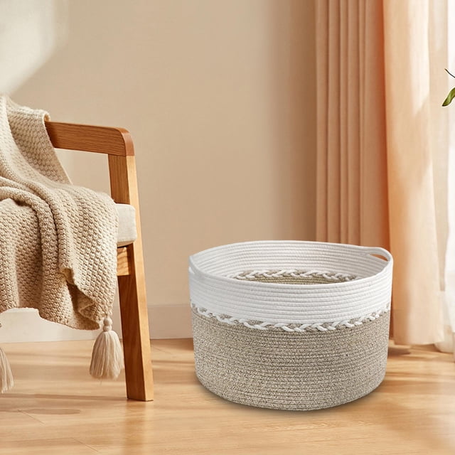 Cesta de lavandería tejida perfecl organizador de escritorio multiusos plegable